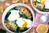 Portuguese Bread Soup with Poached Eggs, Garlic and Olive Oil